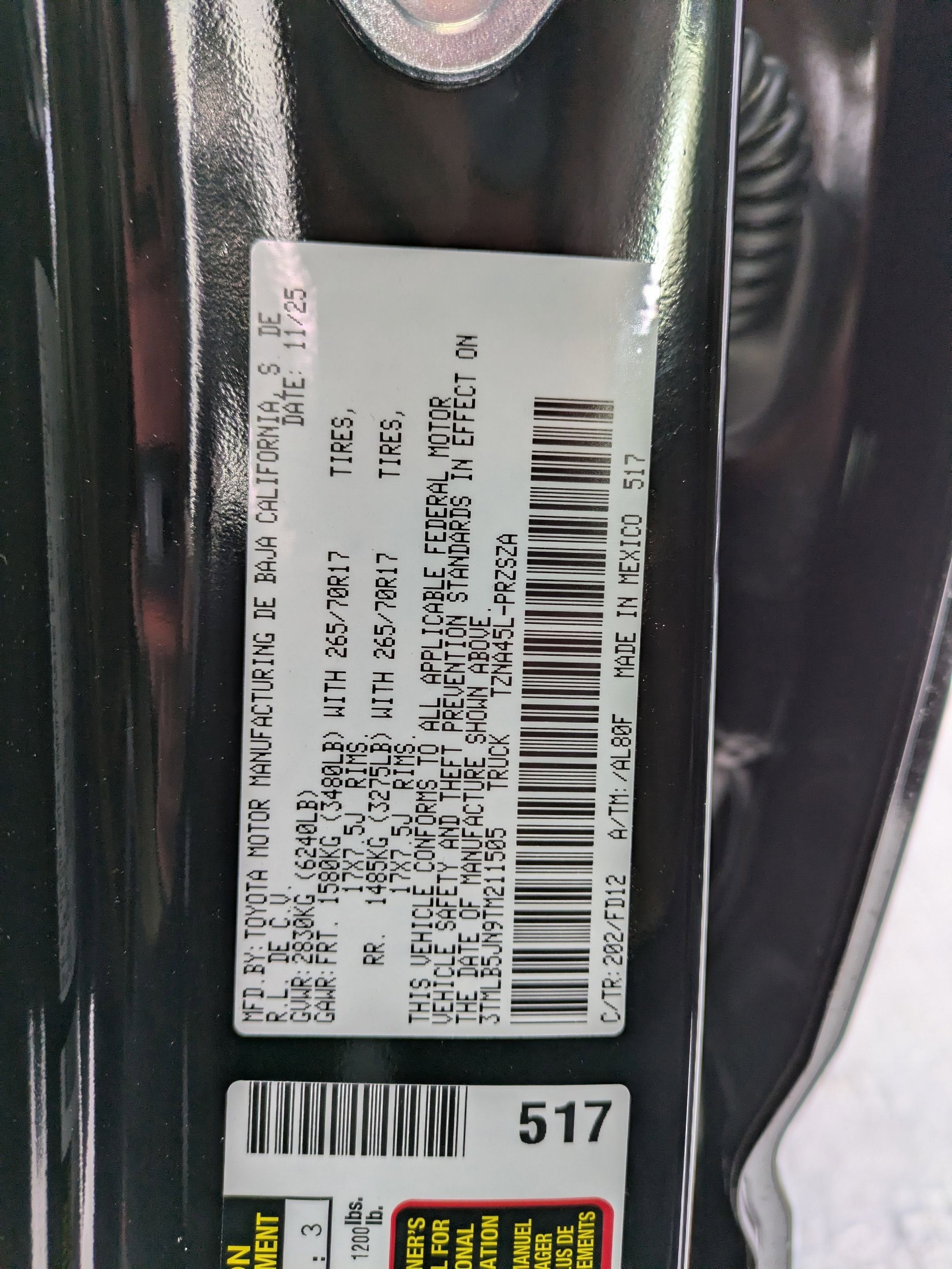 2026 Toyota Tacoma TRD Off-Road