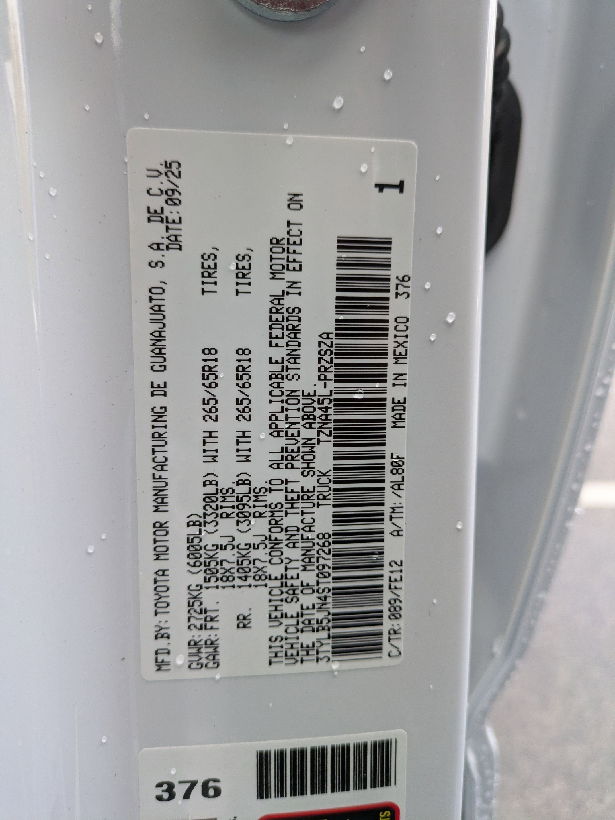 2025 Toyota Tacoma TRD Sport