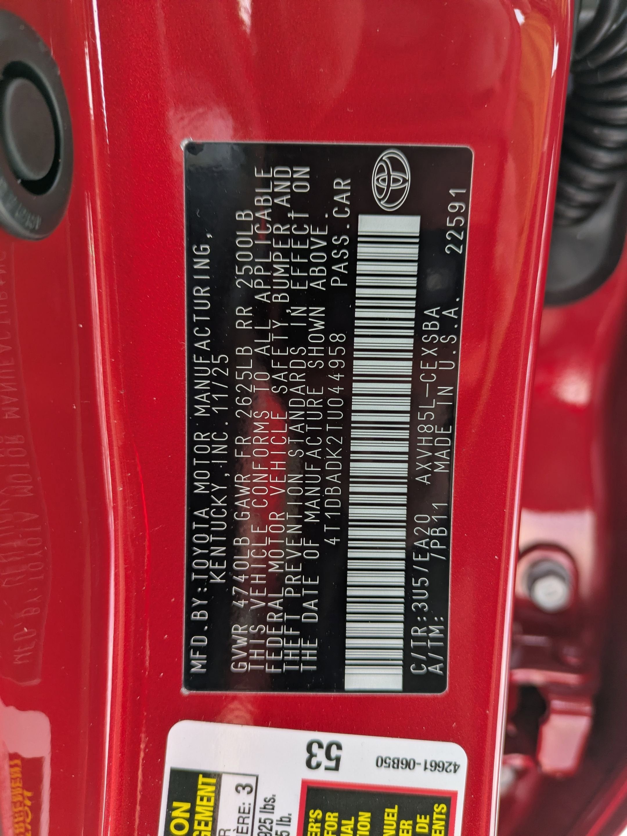 2026 Toyota Camry Nightshade AWD