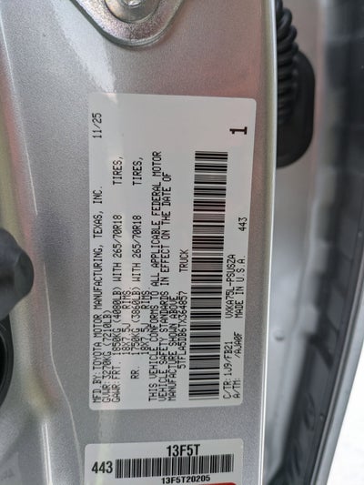 2026 Toyota Tundra SR5