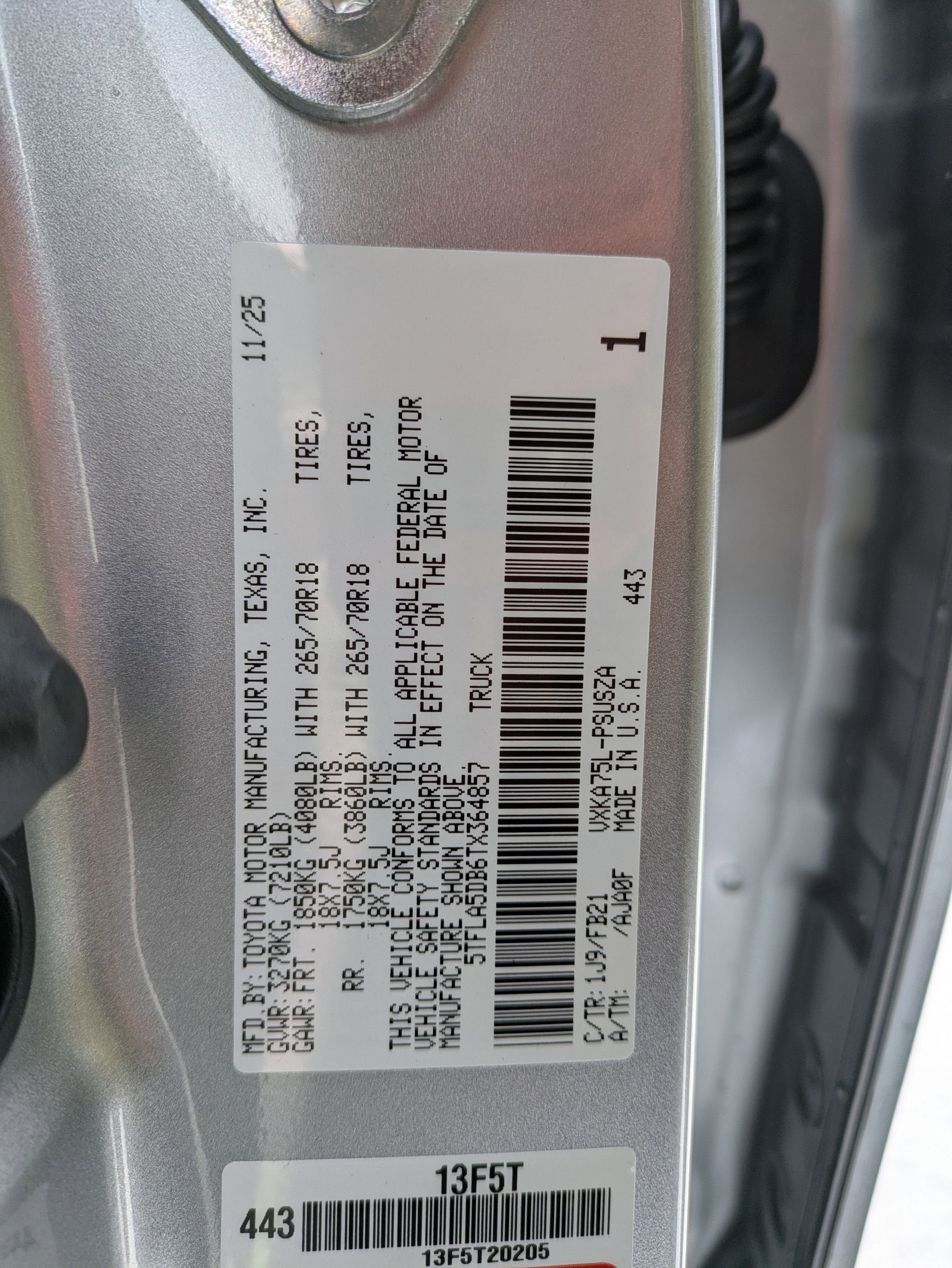 2026 Toyota Tundra SR5