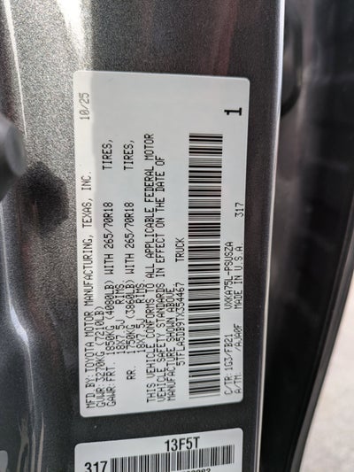 2026 Toyota Tundra SR5