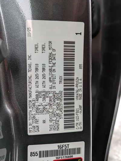 2026 Toyota Tundra SR5