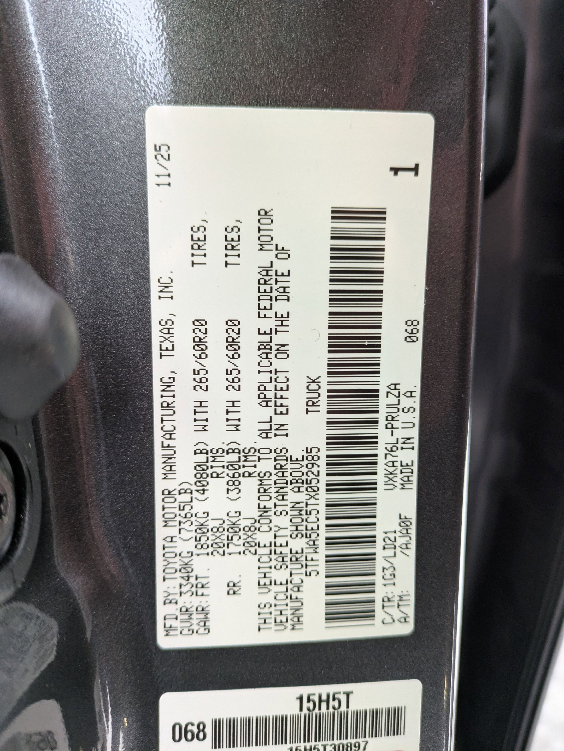 2026 Toyota Tundra Limited