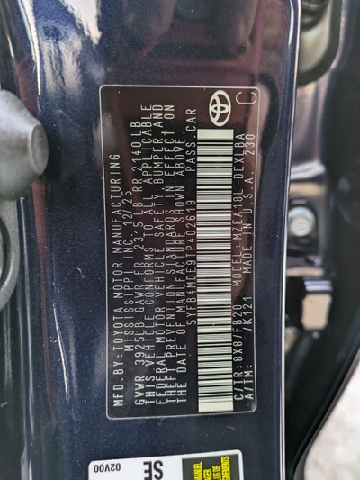 2026 Toyota Corolla LE