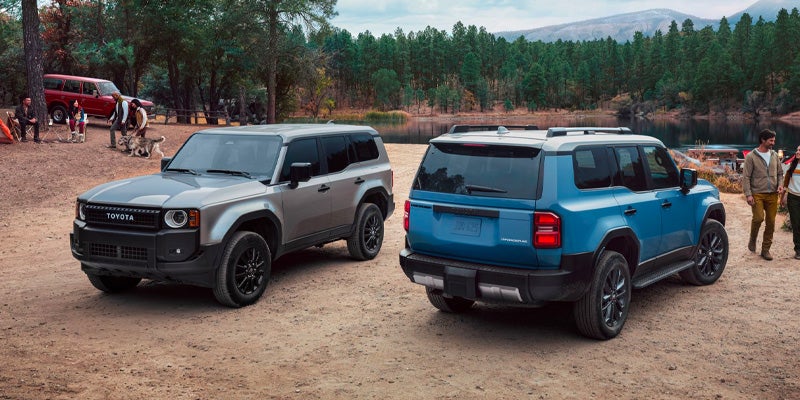 Two Toyota Land Cruisers