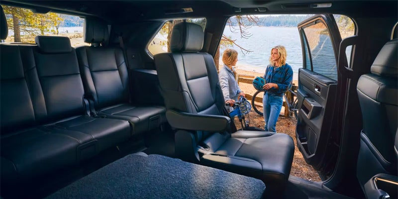 Seating in a Toyota Sequoia