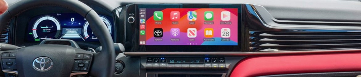 front console of a 2025 Toyota Camry