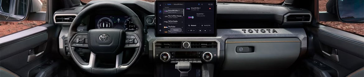 front console of a 2025 Toyota Tacoma
