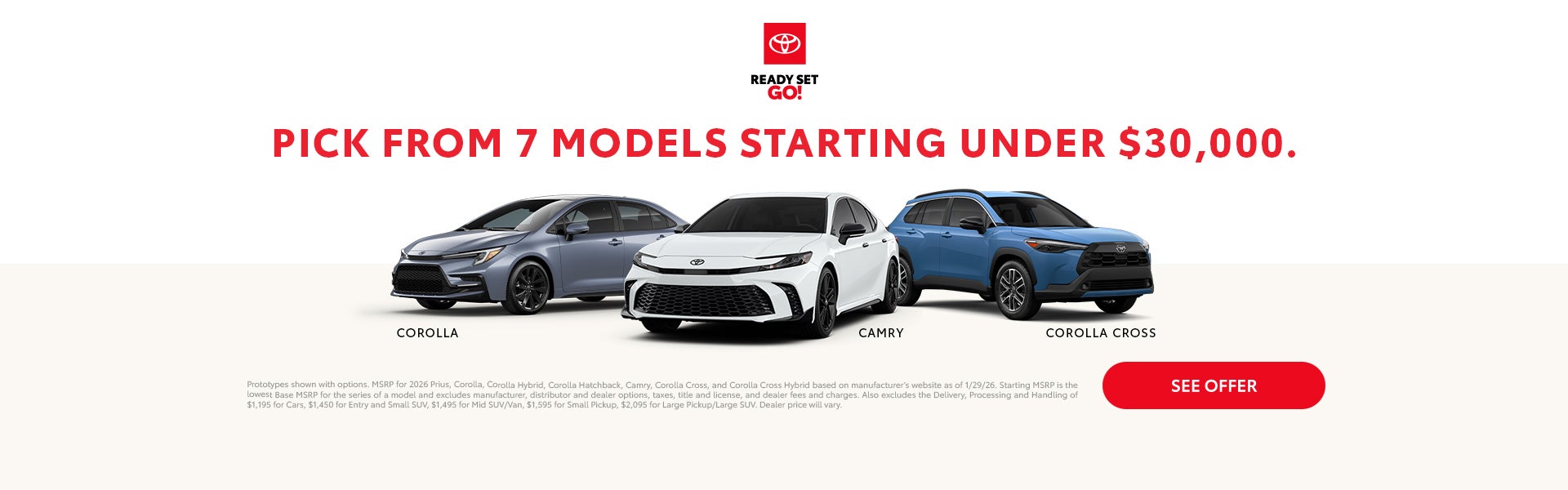 Toyota, Ready Set Go